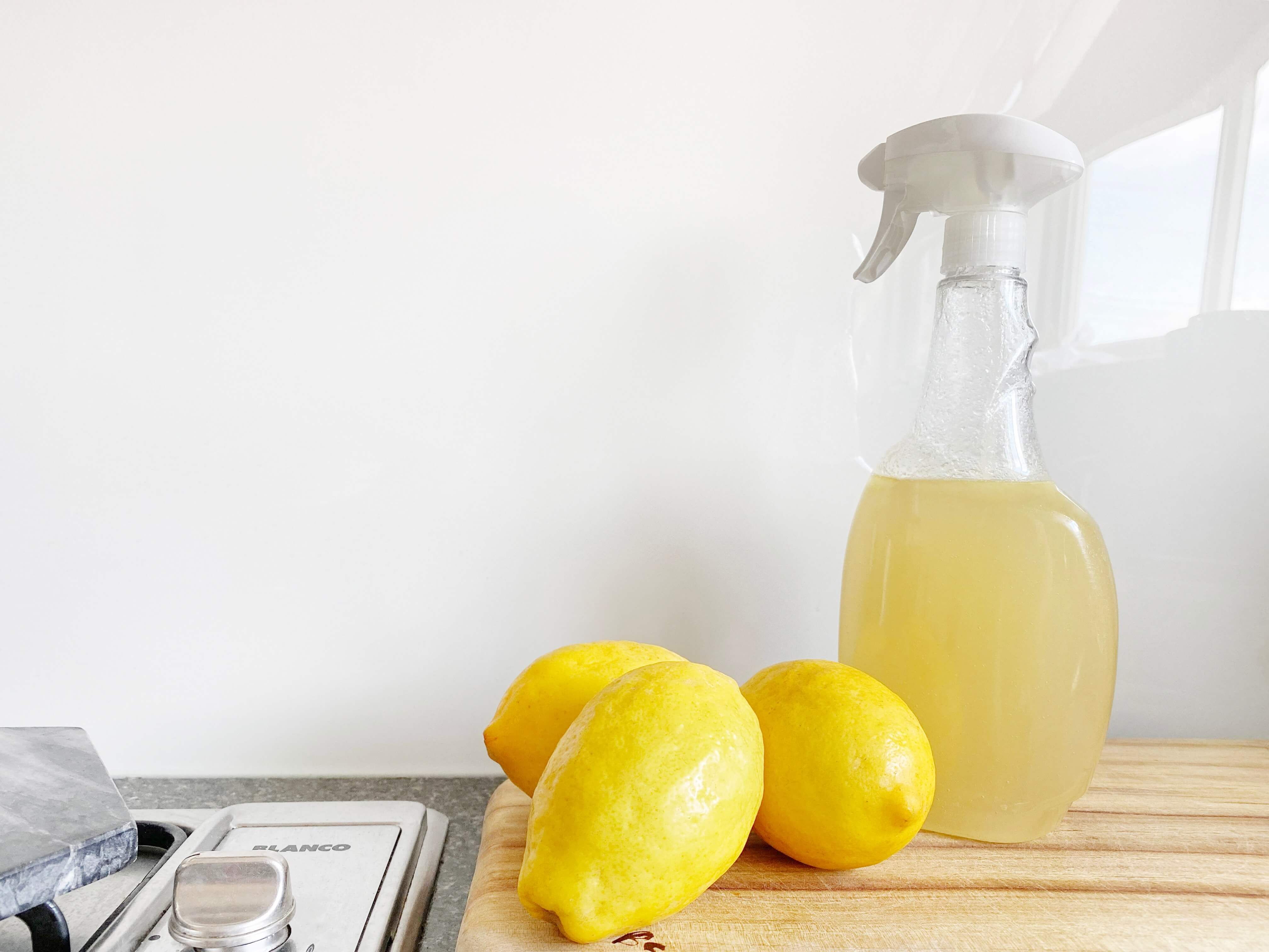 Nettoyage de l'inox au citron et à l'huile