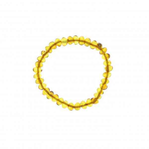 [BAL030] Adult's bracelet Baltic amber - honey color