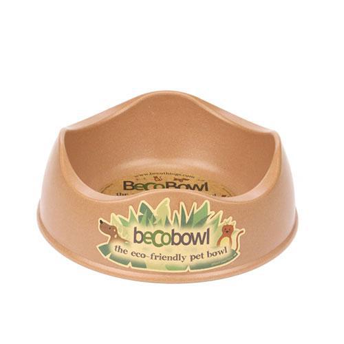 [BEC006] Bol pour chien en Bamboo recyclable (Brun, S)