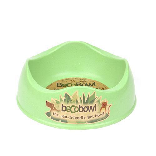 [BEC008] Recyclable dog bowl - bamboo (Green, S)