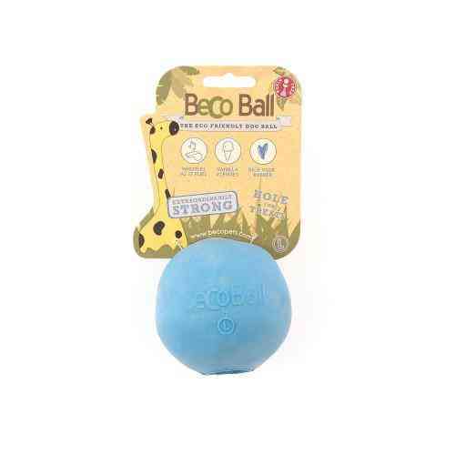 [BEC022] Balle pour chien en caoutchouc naturel (Bleu, S)