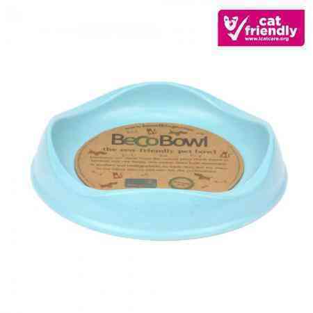 [BEC001] Recyclable cat bowl - bamboo (Blue)