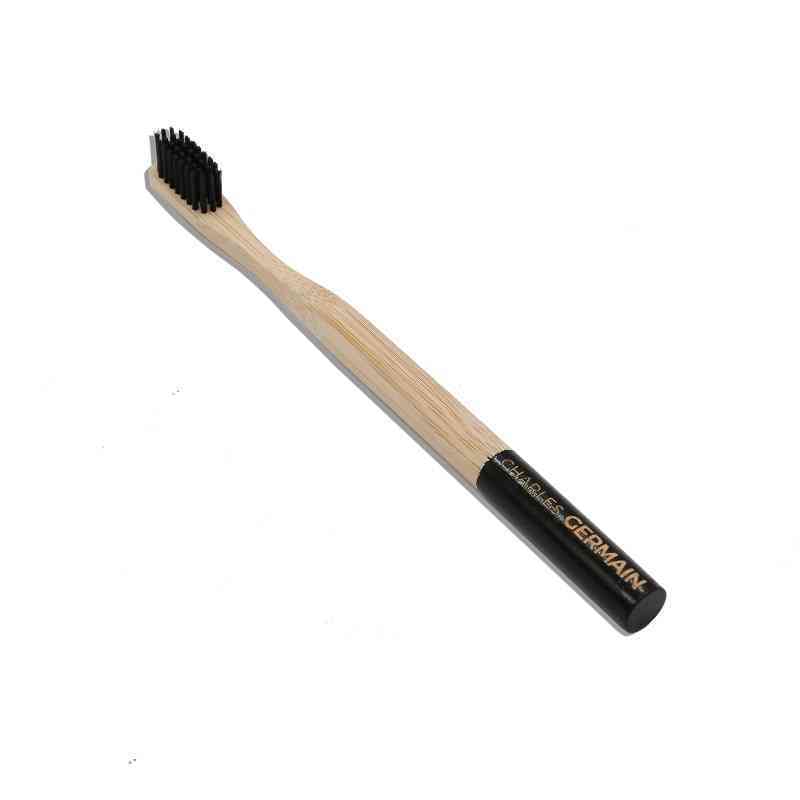 [CHA001] Individual bamboo toothbrush (Black)