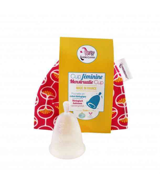 [LAM004] Menstrual cup - Pink storage bag (Size 1)