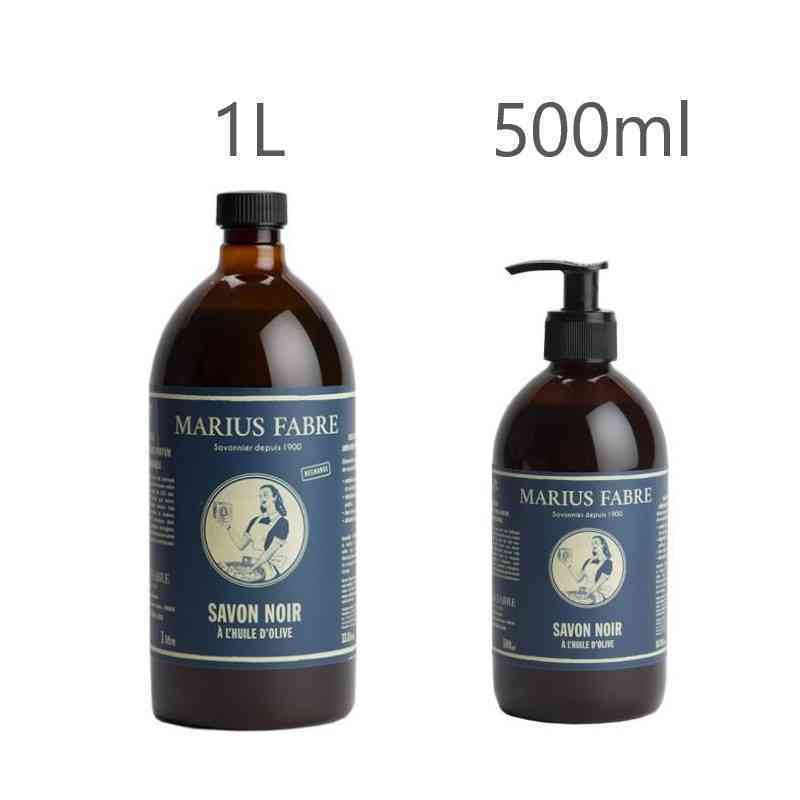 [MAF002] Savon Noir Liquide à l'huile d'olive NATURE (500 ML)