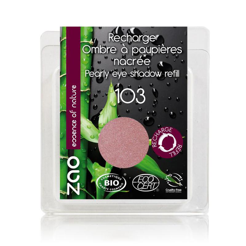 [ZAO059] Refill shimmer eye shadow - Pink (103 Old pink)