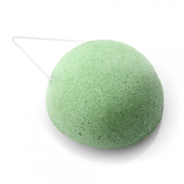 [DER001] Konjac sponge with clay (Combination or oily skin / Green clay)