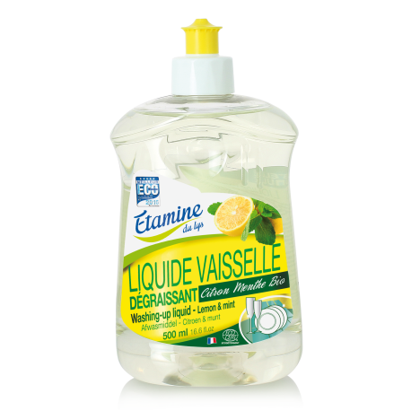 [ETA045] Liquide vaisselle citron-menthe - Recharge grand format (500 ML)