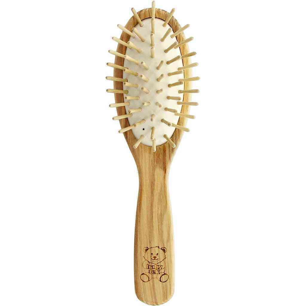 [TEK011] Baby hairbrush - Wood - 100% FSC