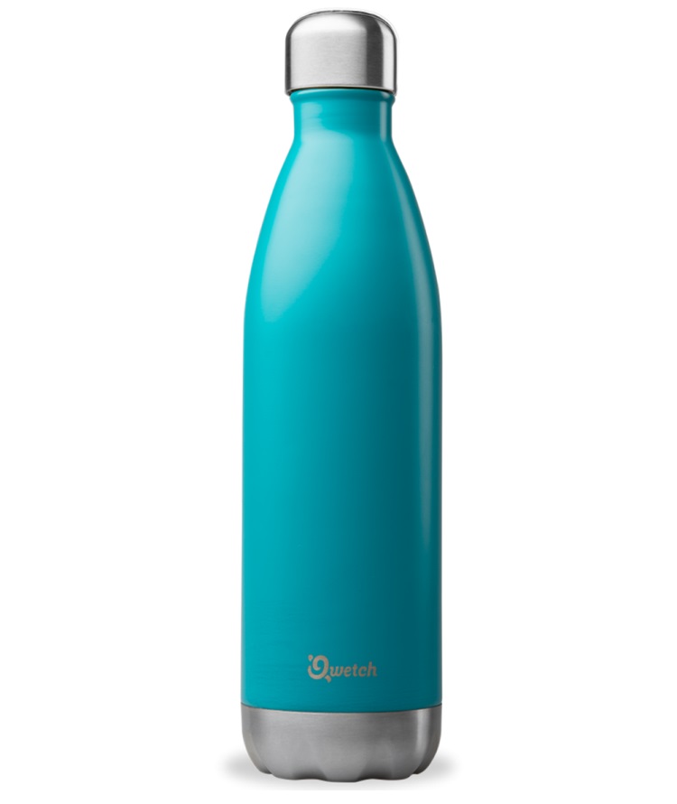 [QWE040] Bouteille isotherme inox ORIGINALS Turquoise (750 ML)