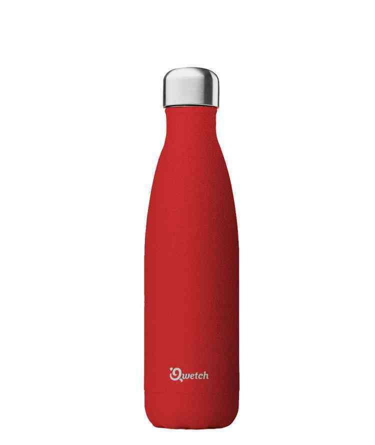 [QWE015] Bouteille isotherme inox ORIGINALS Granité Spicy Red