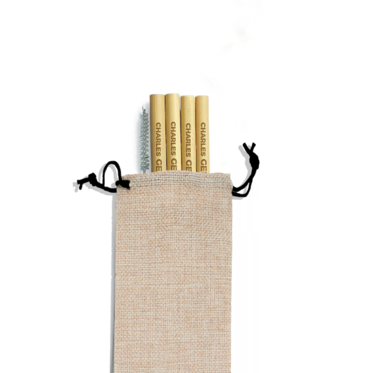 [CHA010] Bamboo straws 19 cm Pack of 10