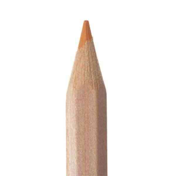 [ECB023] Crayon de couleur - ORANGE - 18cm - 100% bois naturel FSC