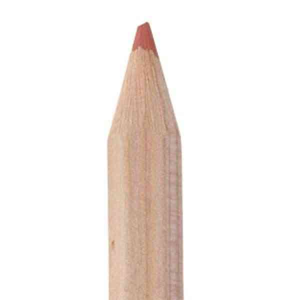 [ECB024] Crayon de couleur - ROUGE CLAIR - 18cm - 100% bois naturel FSC
