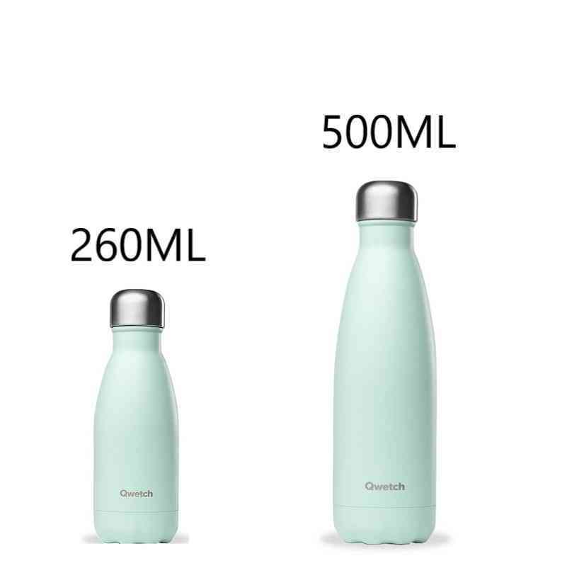 [QWE061] Bouteille isotherme inox PASTEL Vert (260 ML)