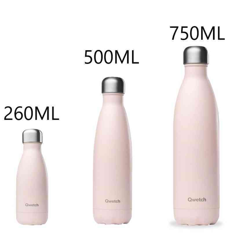 [QWE064] Bouteille isotherme inox PASTEL Rose (260 ML)