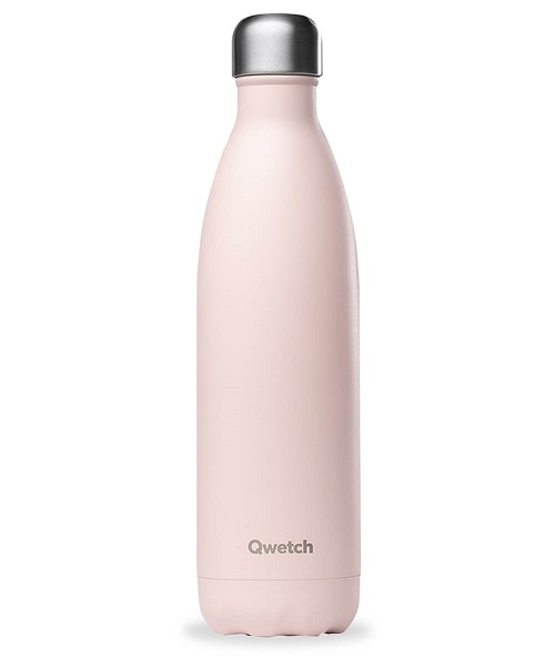 [QWE066] Bouteille isotherme inox PASTEL Rose (750 ML)
