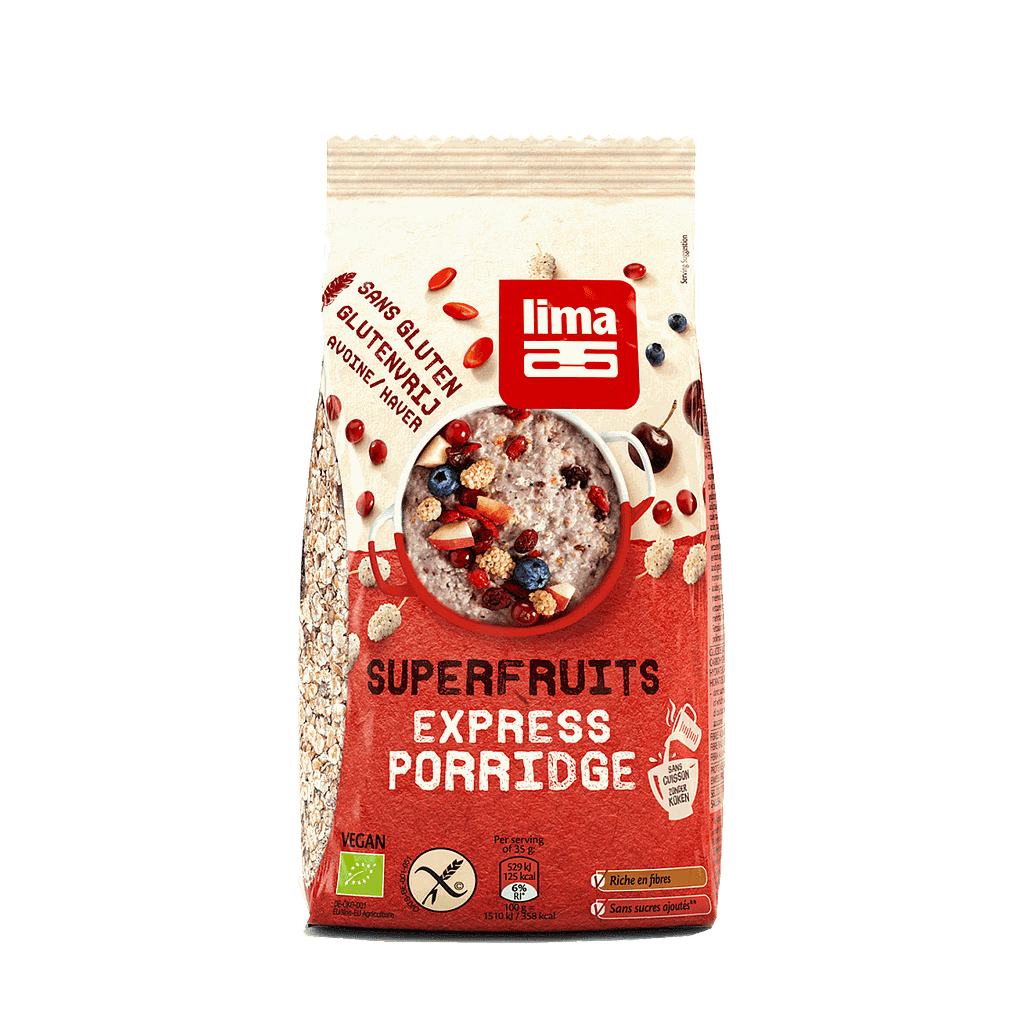 [LMA049] Porridge express superfruits sans gluten bio 350g
