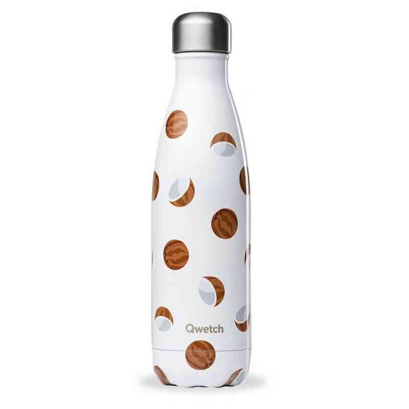 [QWE083] Bouteille isotherme inox COCO Blanc