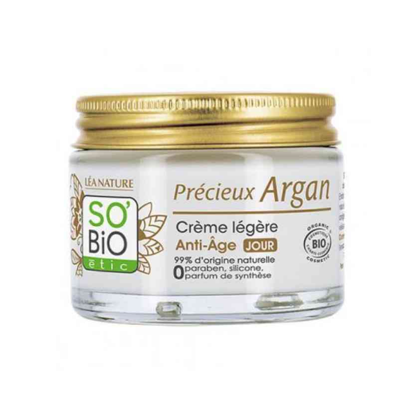 [SOB001] Crème légère Anti-Âge jour, Précieux Argan 50 ml