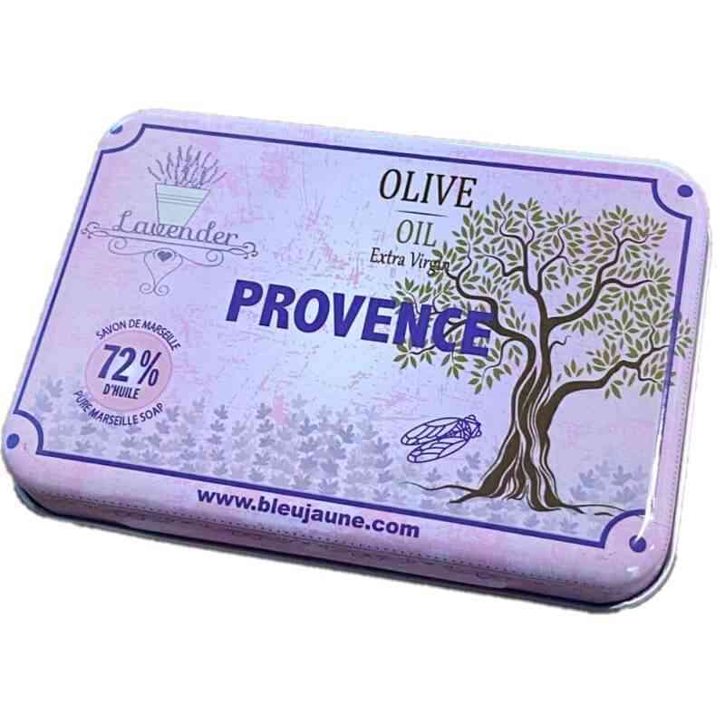 [BJP008] Boîte à savon en métal - Provence rose