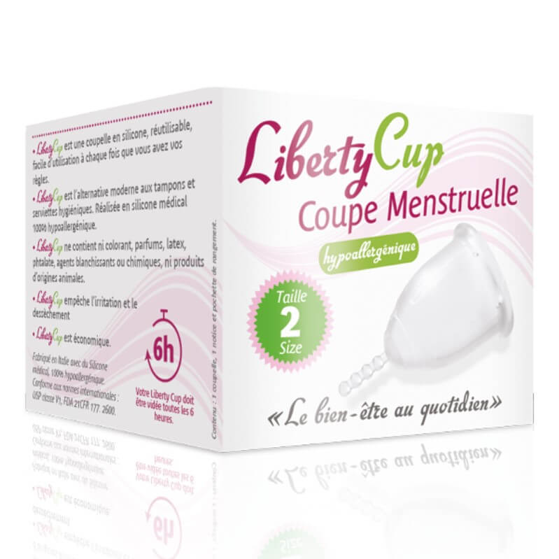 [LBY002] Coupe menstruelle hypoallergénique (Taille 2)