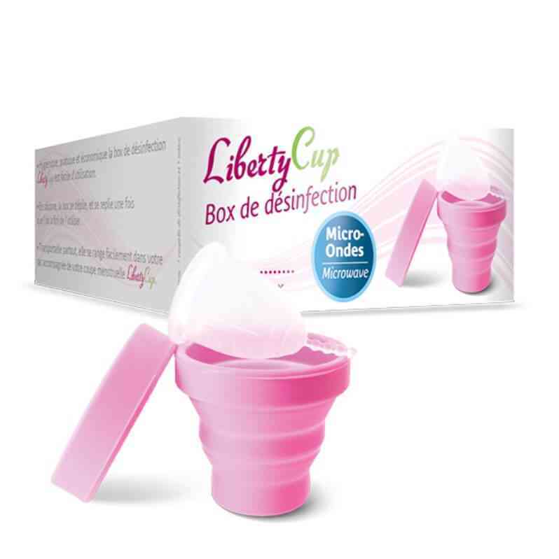 Box de stérilisation pour coupe menstruelle