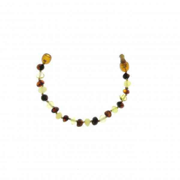 [BAL014] Children's bracelet Baltic amber - mixed color