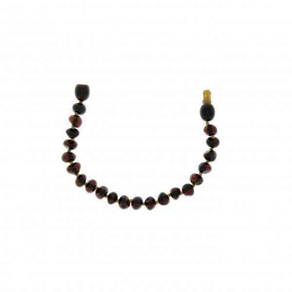 [BAL016] Children's bracelet Baltic amber - cherry color