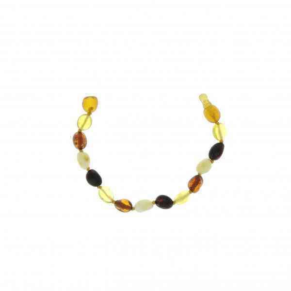 [BAL020] Children's bracelet Baltic amber - mixed color