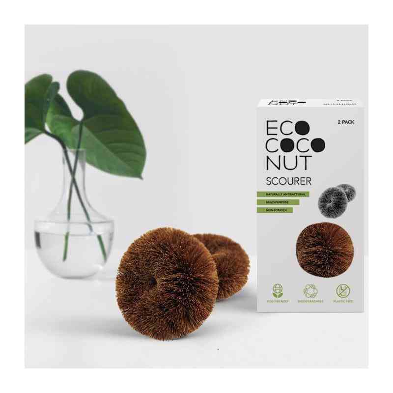 [ECC001] Coconut fiber washing sponge twin pack
