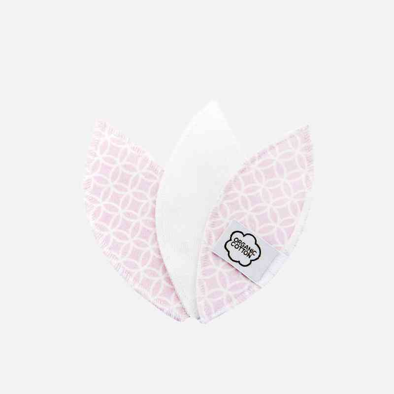 [IMV048] Pack of 10 labia pads, light pink (with mesh laundry bag)