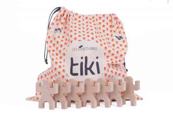 [LJL003] Construction game TIKI (40 pieces bag)