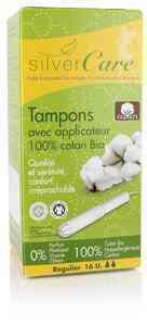 [SCA002] Cotton tampon with applicator - regular - box of 15 - Organic