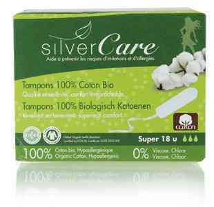 [SCA004] Cotton tampon without applicator - super - Box of 18 - Organic