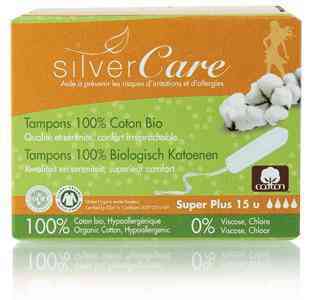 [SCA005] Cotton tampon without applicator - super plus - Box of 15 - Organic