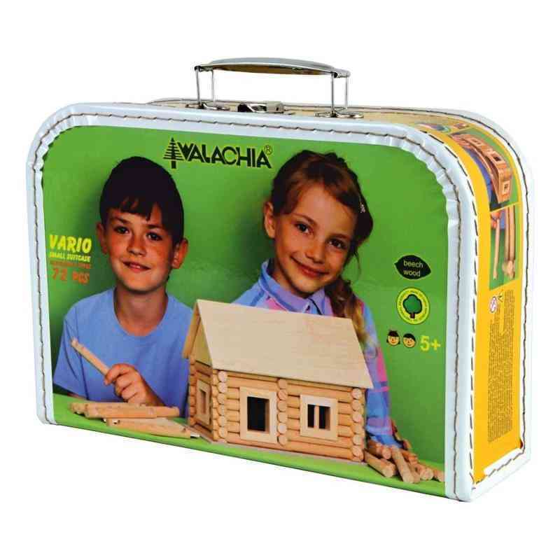 [WAL035] Wooden log case Vario Suitcase 72 pieces