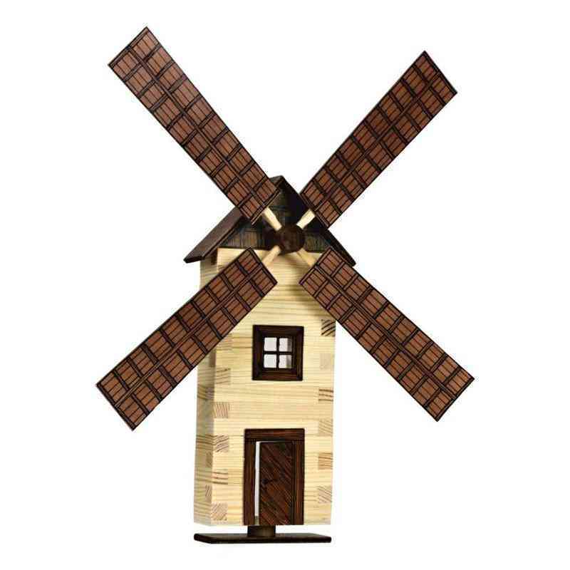 [WAL048] Moulin a vent mural en bois