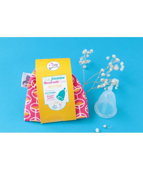 Menstrual cup - Pink storage bag