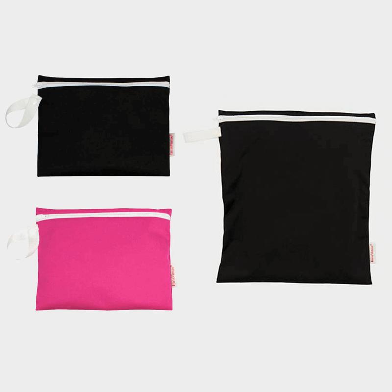 [IMV052] Grand sac étanche pour protections hygiéniques lavables - Noir