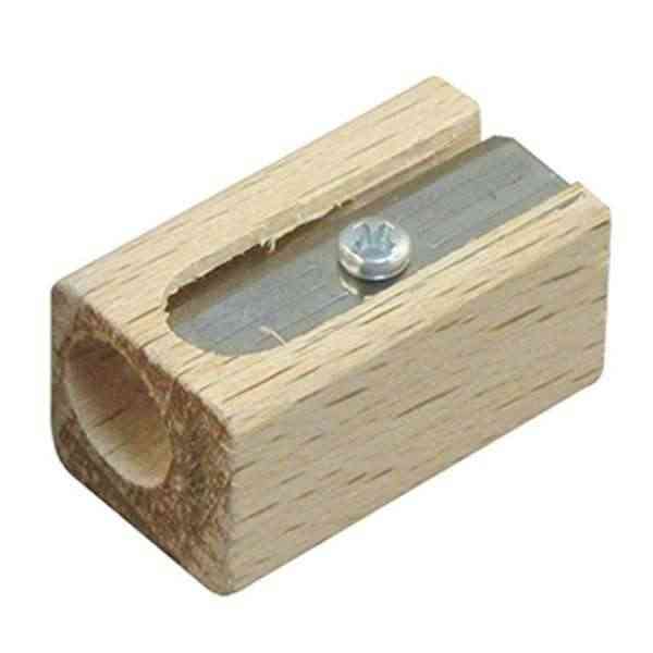 [ECB002] Eenvoudige puntenslijper in natuurlijk hout