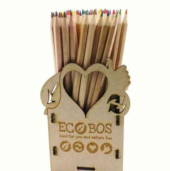 [ECB021] Box of 72 colored pencils (12 colors) - 100% natural wood FSC
