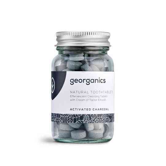 [GEO007] Natural toothtablets | Activated charcoal x120 tablets