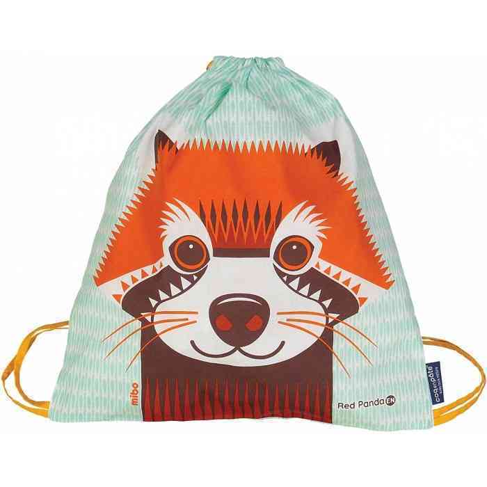 [COP011] Kid rucksack - Red panda - organic cotton