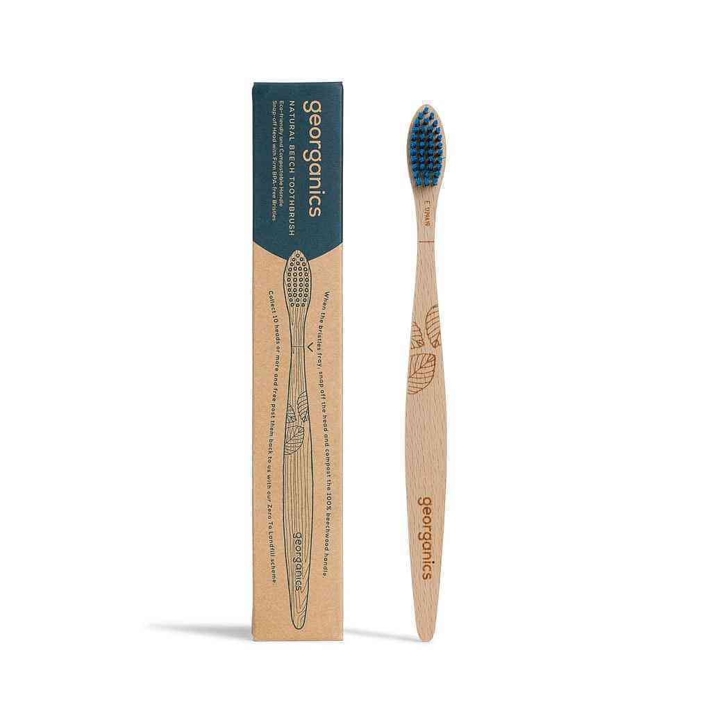[GEO019] Beechwood toothbrush FSC - Firm bristles