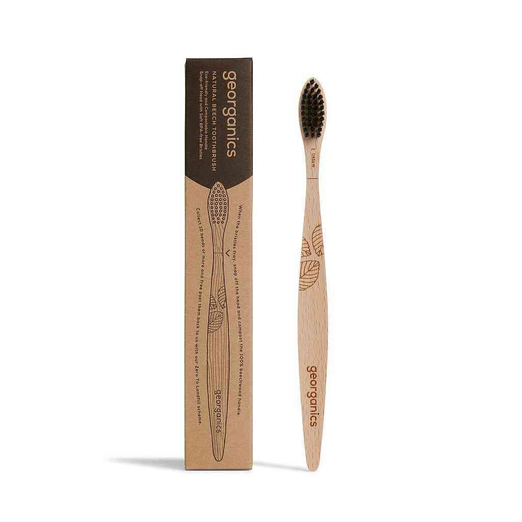 [GEO021] Beechwood toothbrush FSC - Soft bristles