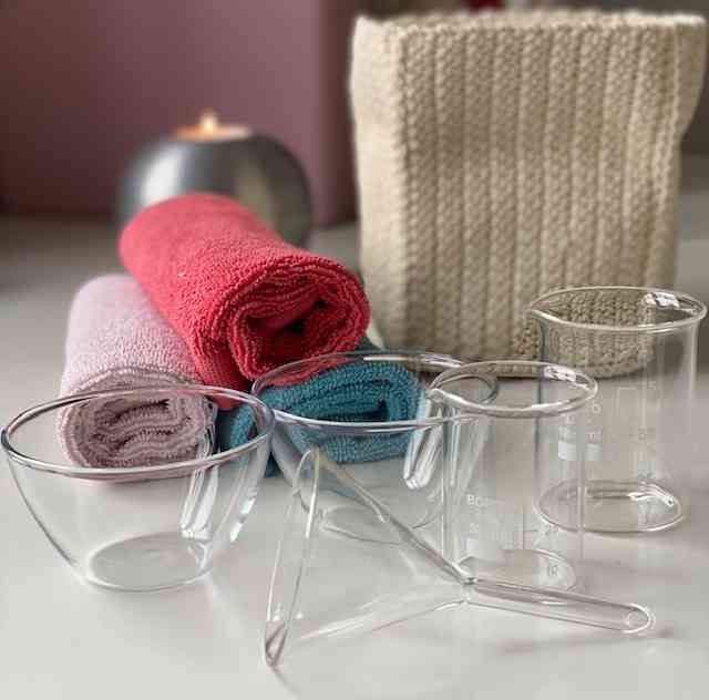 [ANE026] Kit d'accessoires cosmétiques DIY en verre