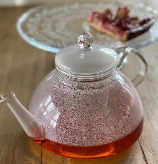 [AHT033] Glass teapot 1.2L
