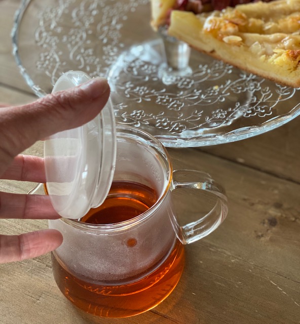 [AHT034] Glass teapot 0.4L