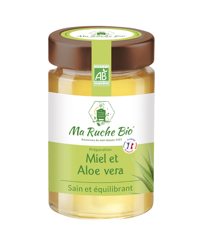[MRB002] Honey and aloe vera 250g - Organic